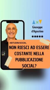 NON RIESCI AD ESSERE COSTANTE NELLA PUBBLICAZIONE DEI CONTENUTI SOCIAL?